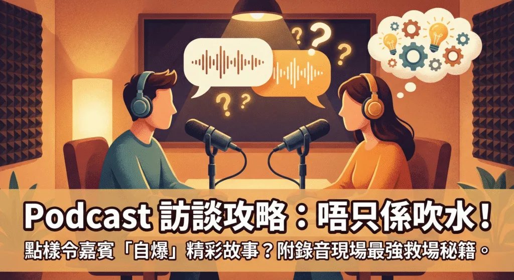 Podcast 訪談攻略：唔只係吹水！
